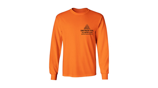 Camiseta personalizada manga larga de algodón